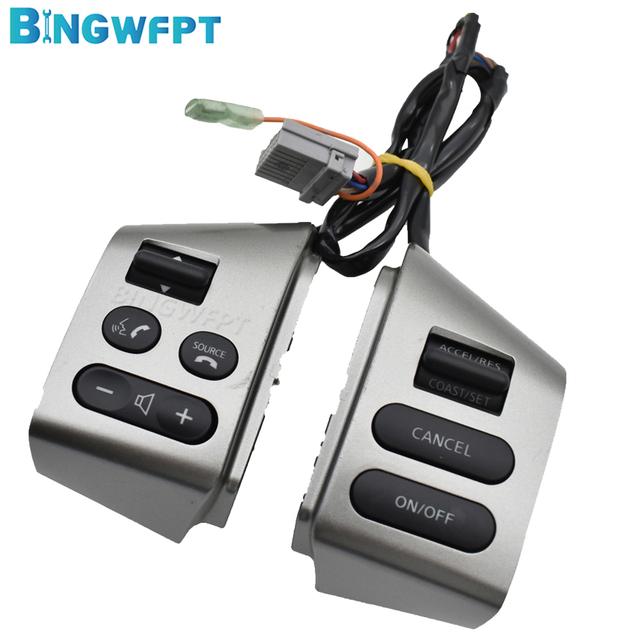 Высокое качество левый + правый переключатель громкости телефона кнопка управления рулевым колесом для Nissan Tiida LIVINA Old Sylphy