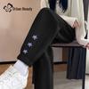 Женские повседневные спортивные штаны-джоггеры с высокой талией