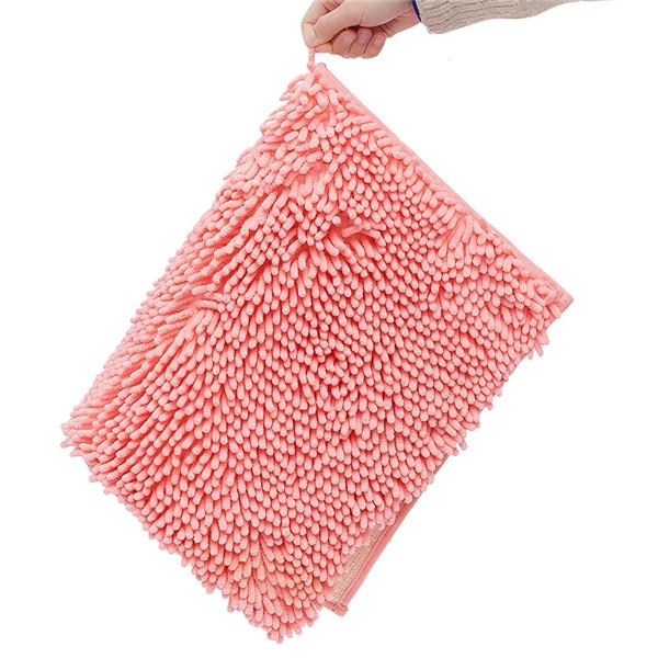 Luxury Soft Microfiber Shaggy Mats Bath Mat for Bathroom Anti Slip Bathroom Rug In The Toilet Absorbent Fur Bathroom Rug