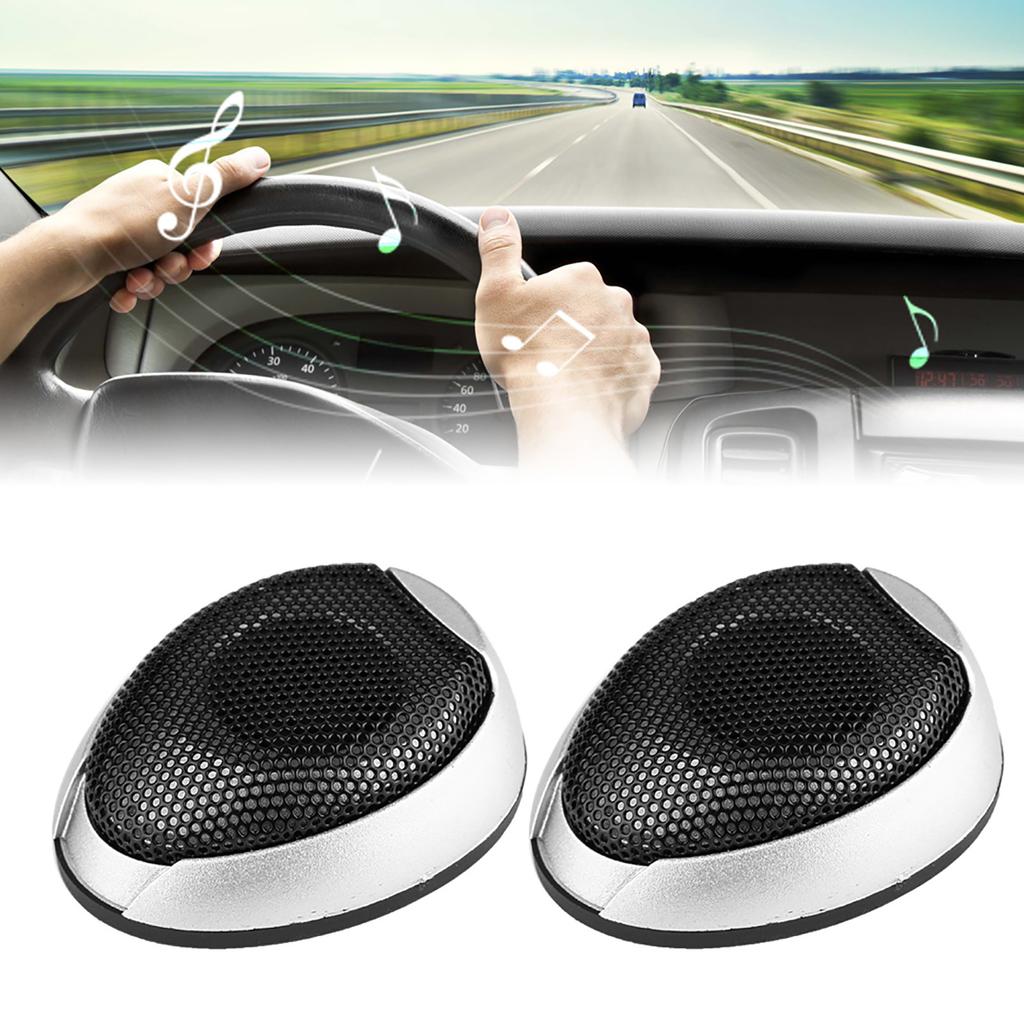 10 Вт Мини Автомобильный Динамик Аудио Круглый Наклеиваемый Динамик Автомобильный Динамик с Клеем(Серебряный)