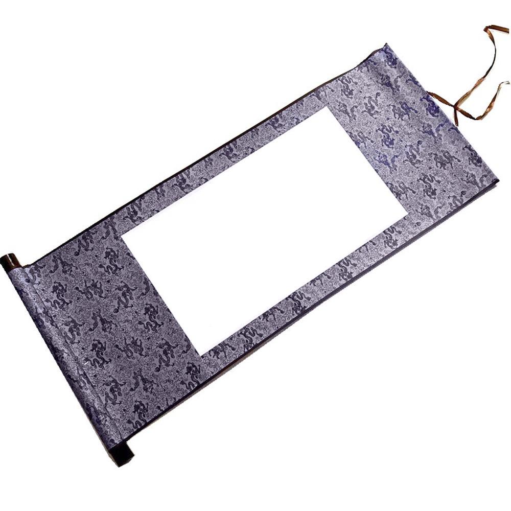 Gifts Rice paper Calligraphy Mounting Blank Hanging Scroll Painting Scroll Drawing Canvas Scrolls