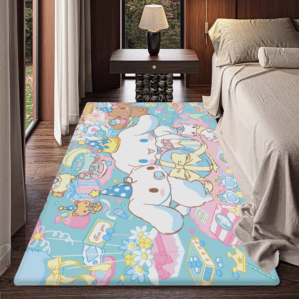 C-Cinnamoroll Kitchen Mat Kids Room Bedroom Decoration Balcony Anti-Slip Doormat Living Room Alfombra