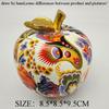 Creative Graffiti Apple Figurines Colorful Painting Art Fruit Resin Sculpture Nordic Modern Home Decor Interior Desktop Ornament