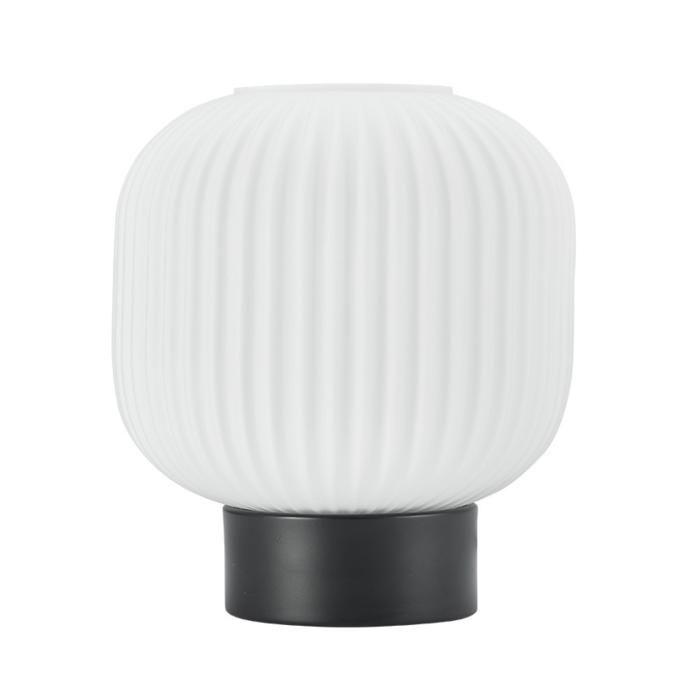 Lampe de table verre opale 23W IP20 E27 Diam 200mm