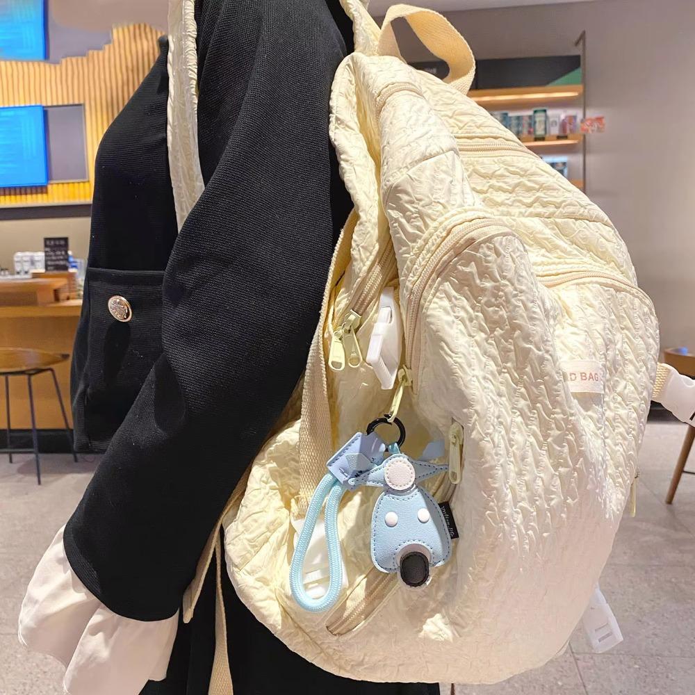 Cute Bus Shape Keychain Unique Bag Pendant Creative Cartoon Airplane Keychain Gift