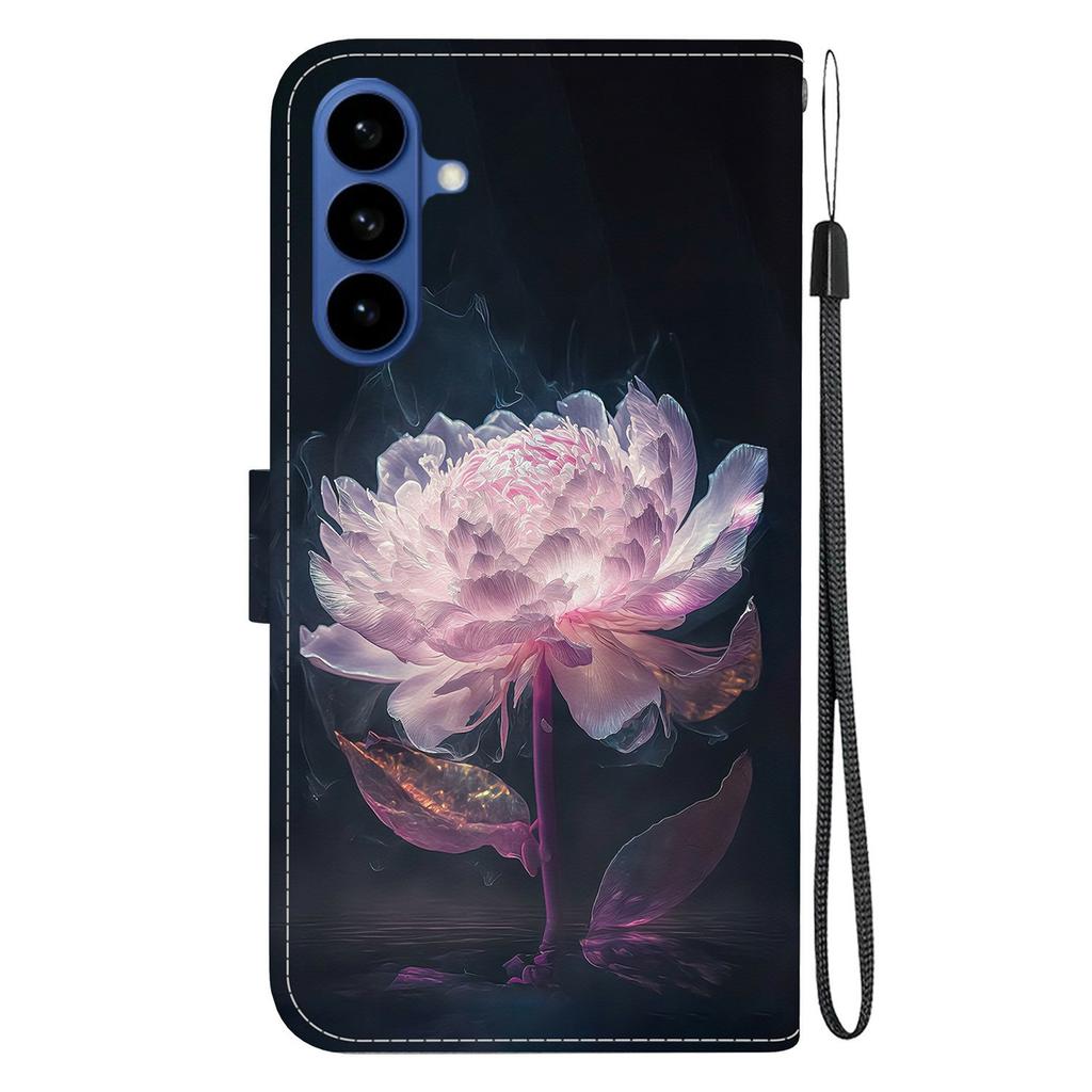 For Samsung Galaxy A57 5G Wallet Phone Case Anti-Drop Pattern Printing Leather Flip Cover with Strap
