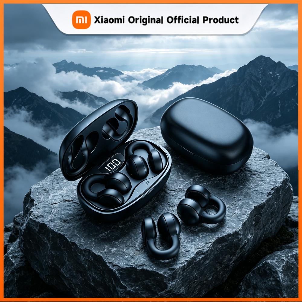 Xiaomi NEW Wireless Earphone Noise Reduction Bluetooth LDE Power Display Earbuds in-Ear Headsets with Mic Touch Control for Phones