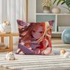 Sword Art Online Ultimate Collection Anime Plush Pillow Cover Soft Short Plush Cushion Cover For Sofa Bedroom Home Decor Gift