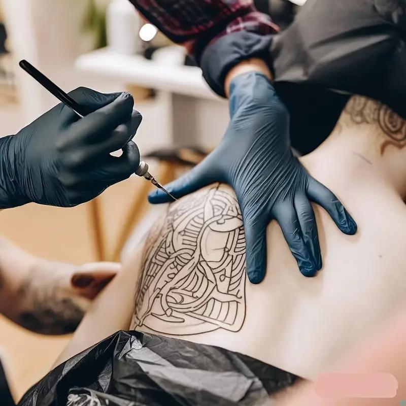 Черные нитриловые перчатки одноразовые нестерильные текстурированные промышленные рабочие перчатки для автомеханика, салона красоты, домашней уборки