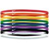 Unisex Adult Skinny Squash Headbands, 8-Pack (BN2070-950),