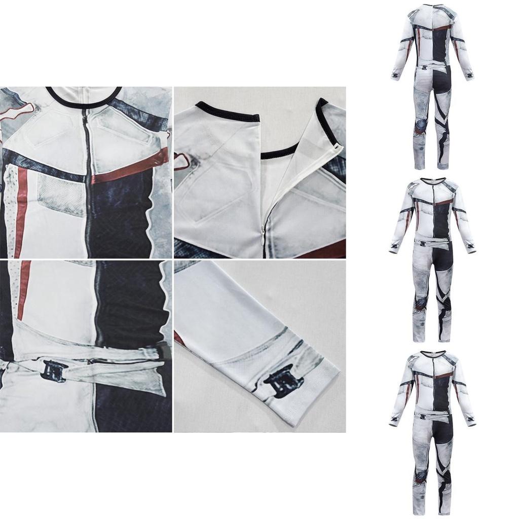 High-quality Descendants 3 Carlos Cosplay Costume Kids Jumpsuit For Carnival Fun