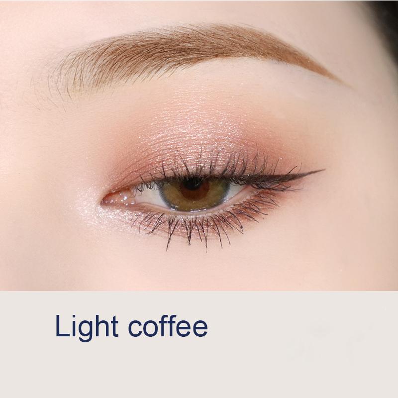 Маленький золотой карандаш для бровей с двойной головкой, водостойкий, устойчивый к поту, прочный, не красится, не снимает макияж, натуральный туман для бровей