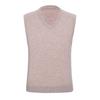 Men's Plus Size Cashmere V-Neck Sweater Vest - Thickened Middle-Aged Business Casual Style 2025