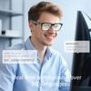 Очки для интеллектуального перевода с ИИ, умные очки, беспроводная Bluetooth-совместимая гарнитура, солнцезащитные очки, наушники-очки для мужчин и женщин