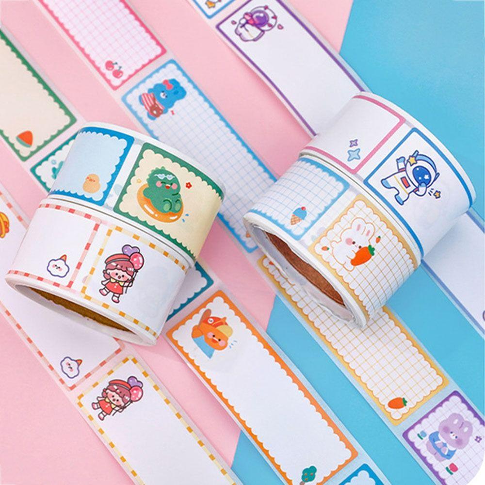 60 шт./рулон самоклеящиеся наклейки с именем записываемые наклейки этикетки высокого качества наклейки