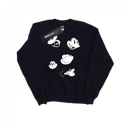 Disney Womens/Ladies Mickey Mouse Faces Sweatshirt