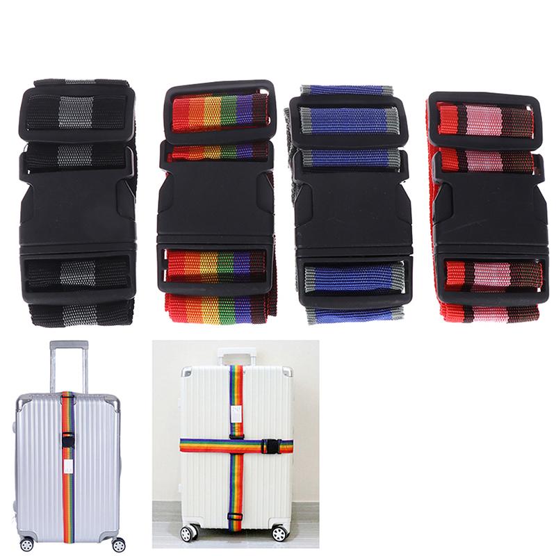 Luggage Strap Cross Belt Packing 180Cm Adjustable Travel Buckle Baggage Belts