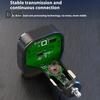 Автомобильное зарядное устройство с двумя портами и Bluetooth-совместимым передатчиком для быстрой зарядки мощностью 54 Вт, шумоподавлением CVC, дисплеем напряжения, голосовым помощником, автомобильным адаптером