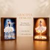 Elegant Design Tissue Box Wooden Desktop Ballet Girl Tissue Box Tissue Storage Box  Home Offices