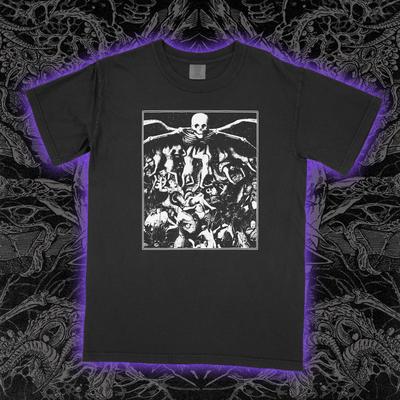 ПОСЛЕДНИЙ СУД Рубашка ужасы сатана смерть ритуал демоны Пентаграмма Унисекс футболка