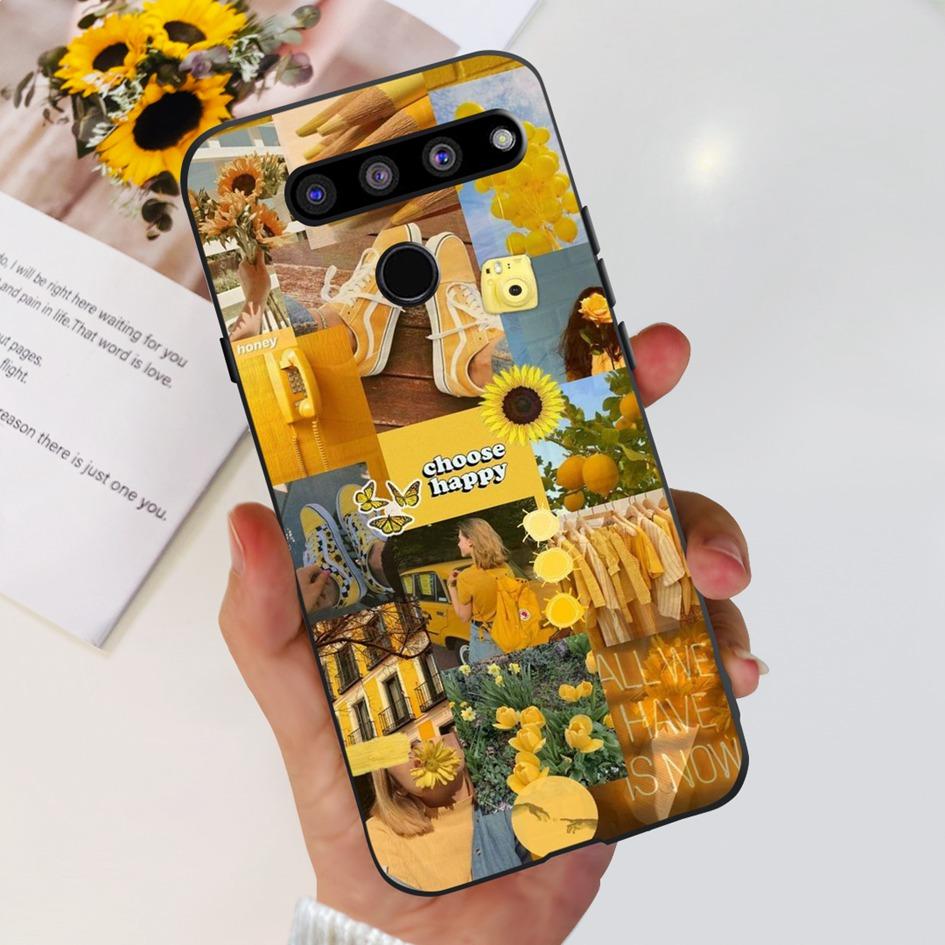 Чехол-крышка для LG V35 ThinQ Для LG V40 V50 V50S ThinQ Ударопрочные силиконовые чехлы Модный Цветочный Мягкий Funda Для LGV50 ThinQ Бампер
