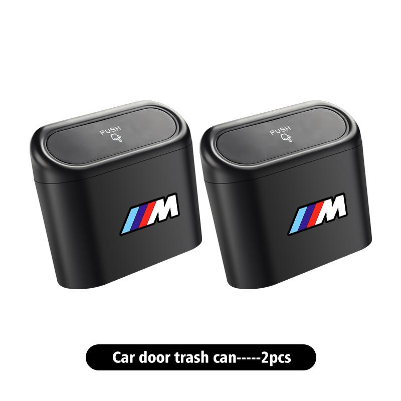 KHQB5 For BMW Car Hanging Trash Bin Pressing Storage Box Auto Accessories X1 X2 X3 X4 X5 X6 X7 G20 G30 6GT E46 E90 E60 F10 E39