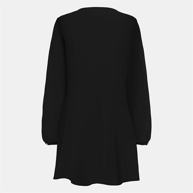 Платье новое с V-образным вырезом, длинными рукавами Женское ONLY