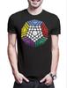 Винтажная футболка Megaminx Мужская Женская Топ Куб Кубик Рубика 80-е Магия Спидкубинг Кубер