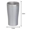 Maebata Thermo Vacuum Double Stainless Luxe 50882 Tumbler, Insulated, Walled, Steel, Silver, 340ml,