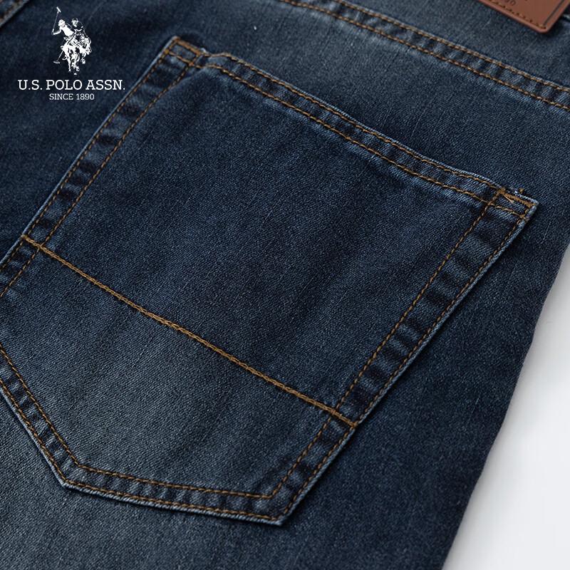 U.S. Polo Assn. Мужские брюки свободного кроя прямого покроя в стиле кэжуал