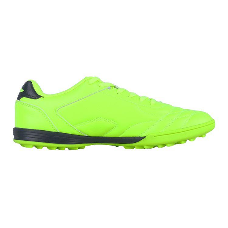 Li Ning TF Studded Anti-Slip Shock Absorbing Durable Low-Top Football Shoes Kids Football Shoes Fluorescent-Green ASTQ014-5