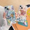 Винтажный прозрачный чехол для телефона с цветами для iPhone 14 Pro Max Plus 12 11 13 Pro Max Mini 7 8 Plus SE2 X XR XS, задняя крышка с бабочкой и растением