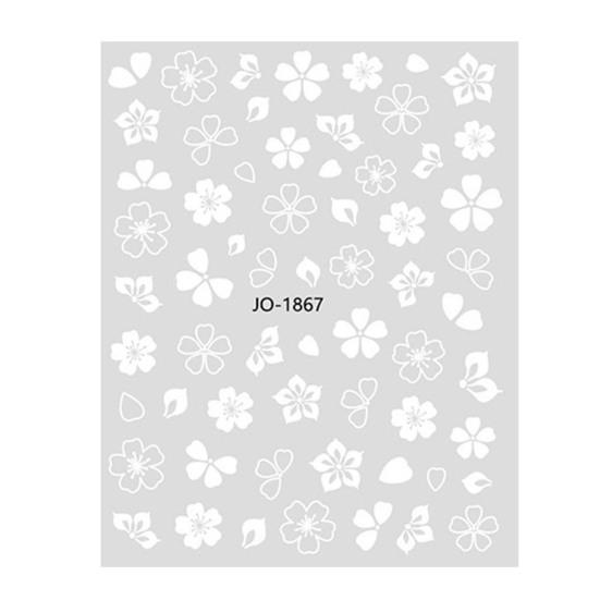 Manicure Decal Removable DIY Self-adhesive Flower Pattern Manicure Sticker Salon Supplies