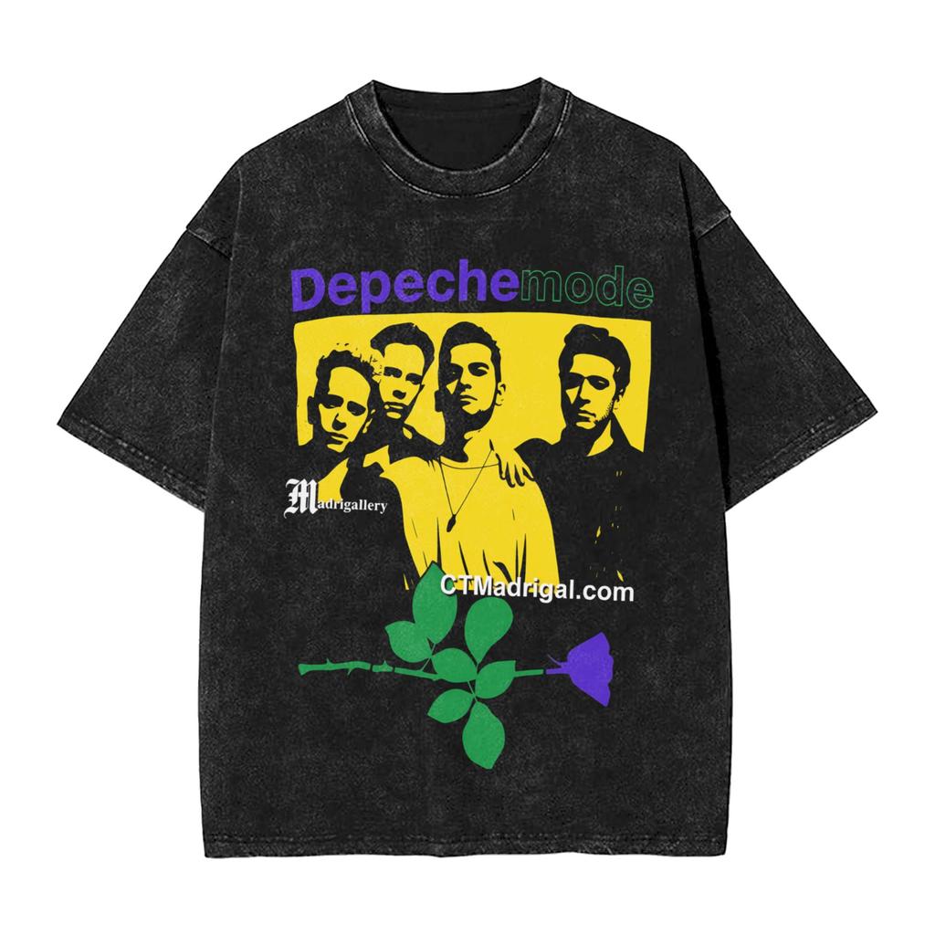 Depeche Mode Black Celebration T Shirt Summer Streetwear T-Shirts Casual Harajuku Tshirt For Men Short Sleeve Loose Tees