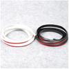 5M Slanted T-Type Seal Strip Car Headlight Bumper Lip Fender Rubber Weatherstrip