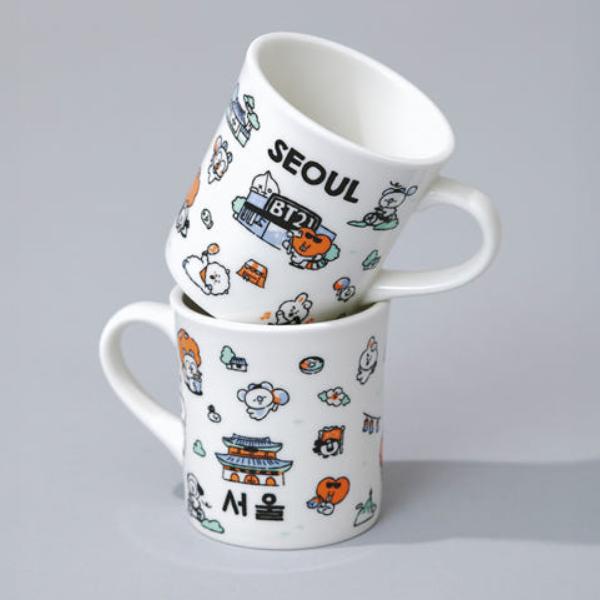 BT21 Кружка Seoul Edition (340 мл / 11,49 жидких унций.)