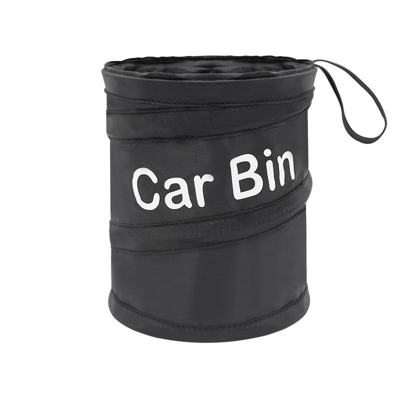 Multifunctional Foldable Spiral Car Trash Can For Automotive Interior Storage