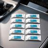 Car Interior Air Purifier Sticks 10Pcs Freshener Refill Sticks, 6 Scents Solid Perfume Vent for Cars Clip Replacement Core, Long Lasting Odor