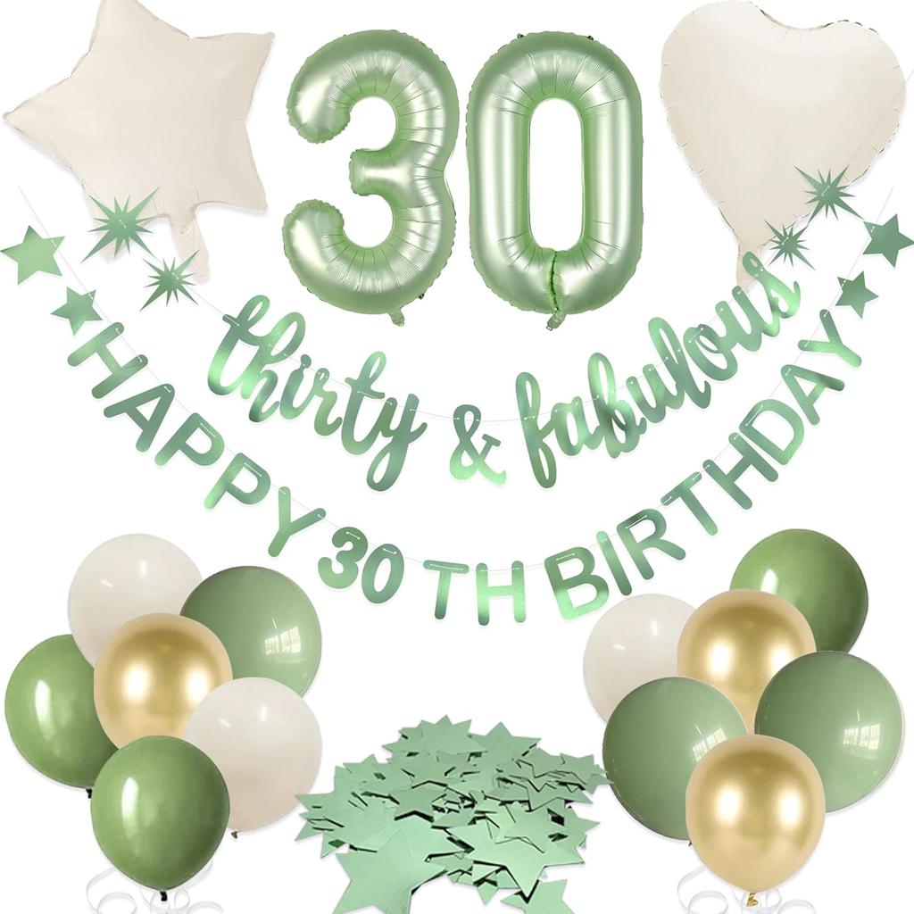 Rose Gold Fifty & Fabulous Happy 50th Birthday Banner Garland Foil Balloon 50 for Womens 50th Birthday Decorations Hanging 50 and Fabulous Cheers to
