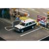 Tarmac Works 1/64 Scale Datsun 510 Wagon Police Car, Bluebird Japan Police Car, MiJo Exclusive [Parallel Import]