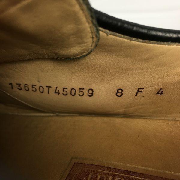 70s-80s Vintage Heinrich Dinkelacker Apollo Plain Toe Size 8F 26.5 Black(USED)