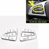Chrome Steering Wheel Button Sticker Covers Fits For Mercedes Benz GLC C Class W205