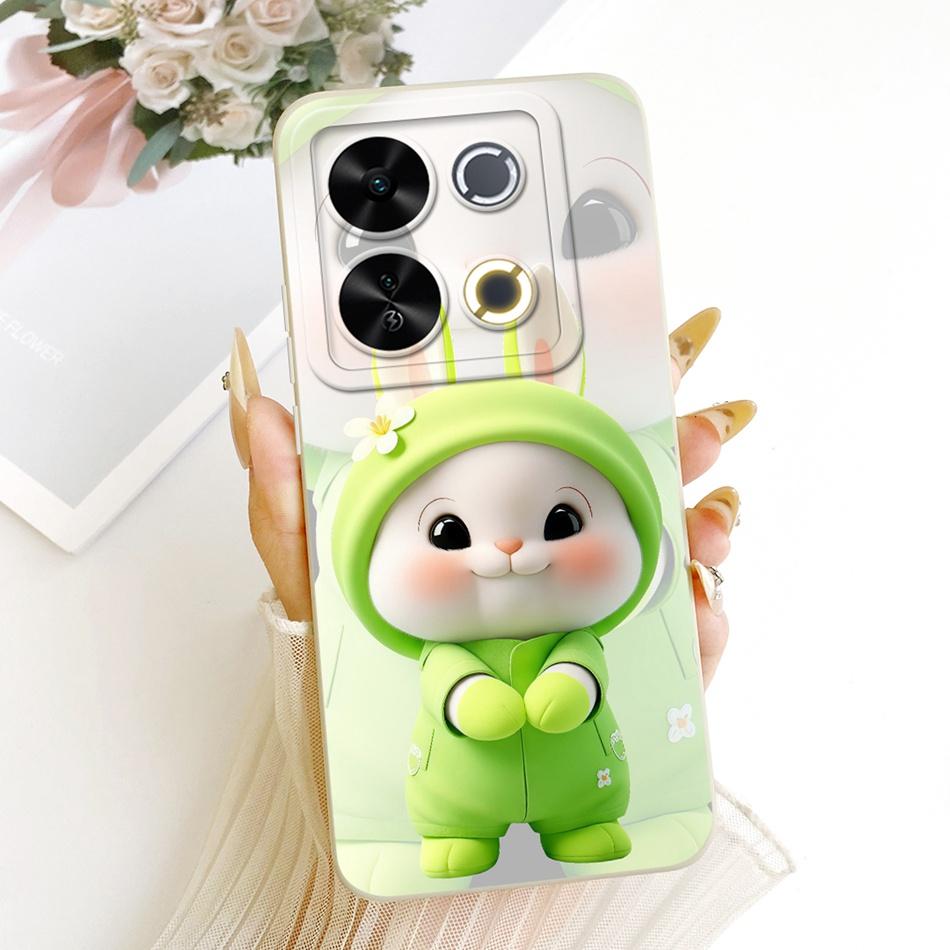 For ITEL P65 Cute Cat Flower Cartoon Phone Case For Itel P671L ItelP65 Shockproof Soft Silicone Covers Bumpers
