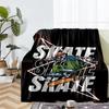 skateboard Theme Printed Blanket - Perfect for Couch, Bed, Travel & Outdoor Use | Machine Washable, Cozy & Durable.