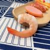 Creative simulation shrimp bacon sausage 3d stereo wind side clip food play fun funny hair accessories hairpin female