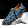 Популярная мужская обувь большого размера осень новая повседневная обувь для ног кожаная обувь мужские лоферы с низким верхом ручной работы на доске