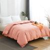 High Quality Solid Cotton Duvet Cover Single Double King Size Minimalist Bedding Set