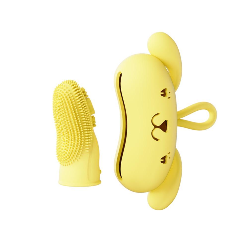 Soft Silicone Cat Toothbrush Double-sided Pet Teeth Cleaning Tool Dog Finger Toothbrush Puppies