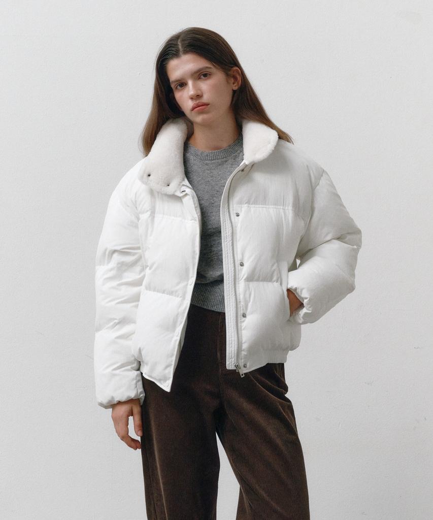 OSTKAKA Hood Option Duck Down Ivory