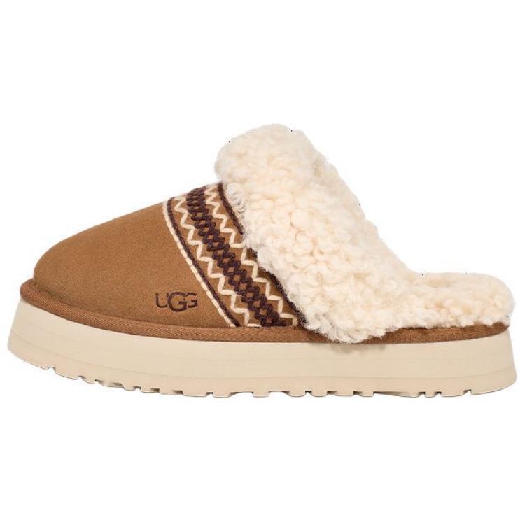 UGG Тапочки Atherson Disquette Каштановые Женские 1158282-CHE